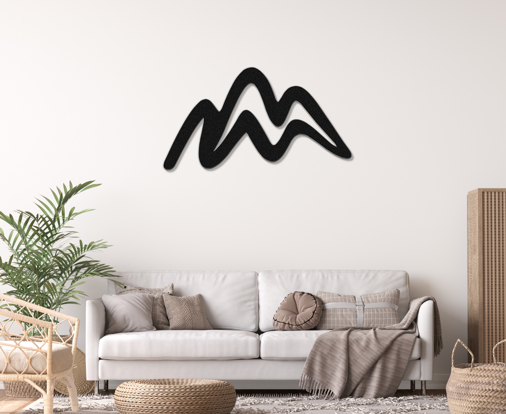 Mountains Metal Wall Art