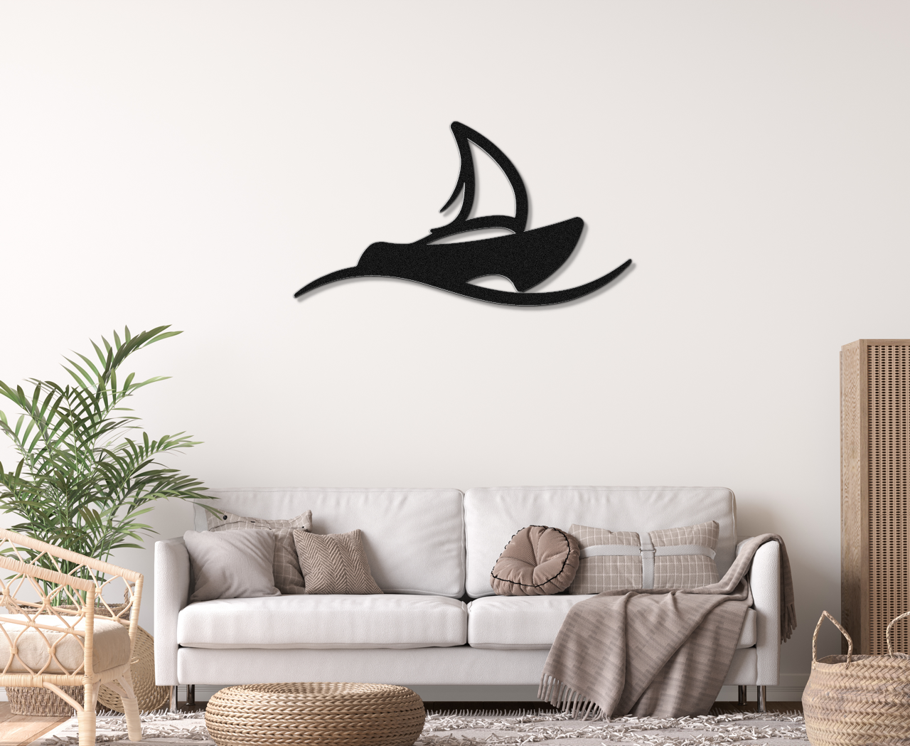 Sailboat Metal Wall Art
