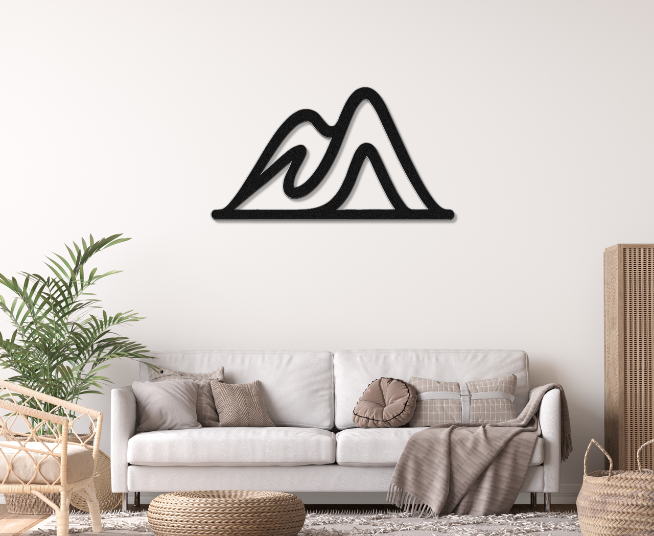Mountains Metal Wall Art