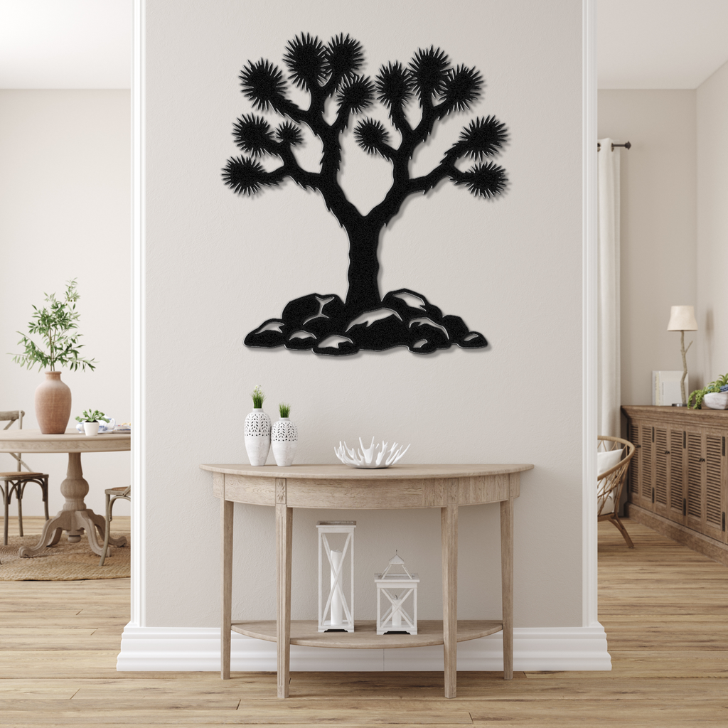 Joshua Tree Silhouette Metal Wall Art