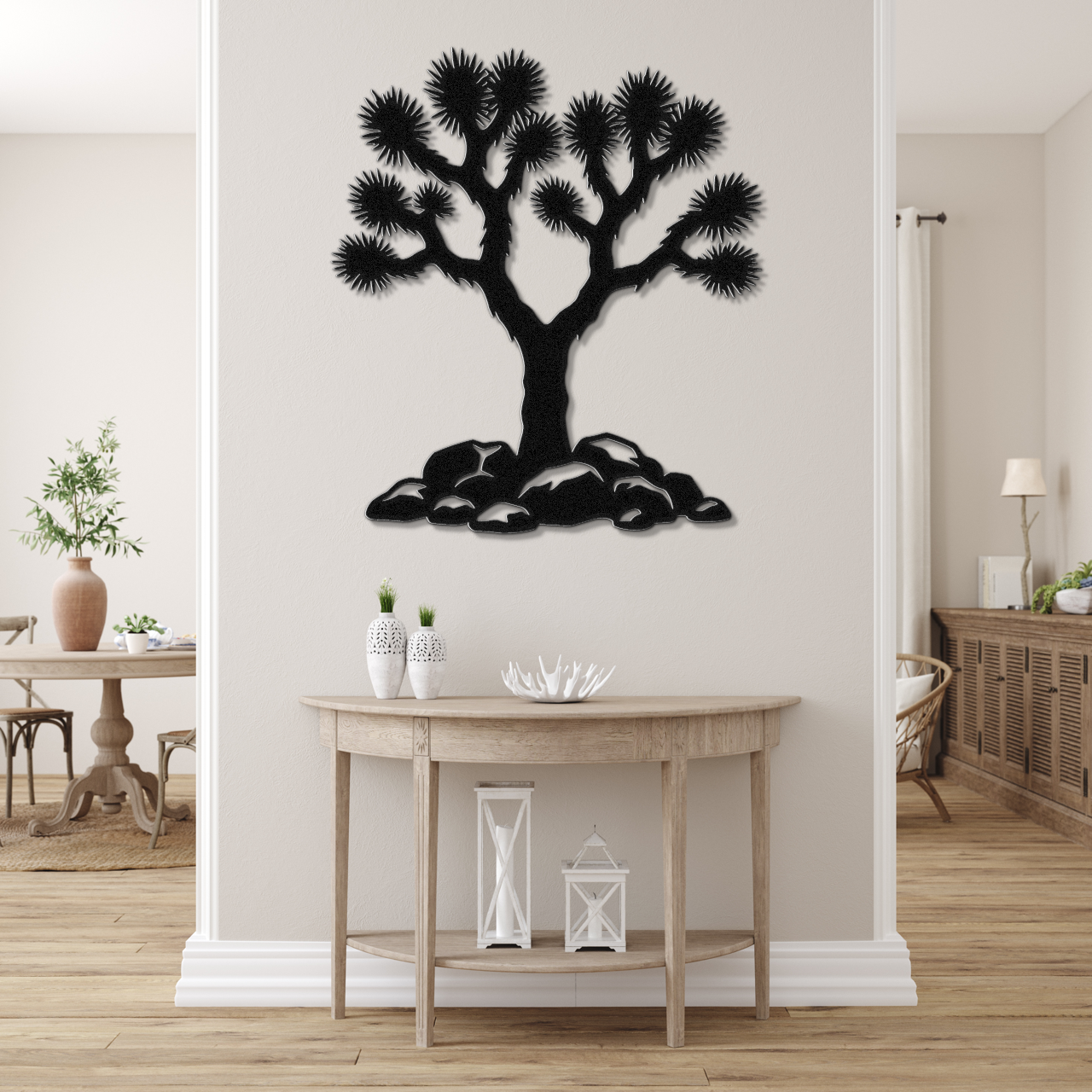 Joshua Tree Silhouette Metal Wall Art