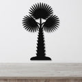 California Fan Palm Tree Metal Wall Art