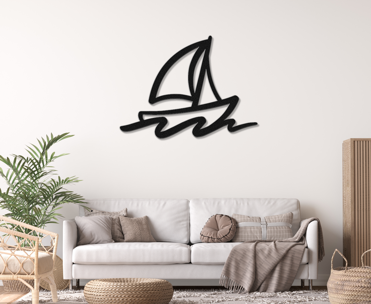 Sailboat Metal Wall Art