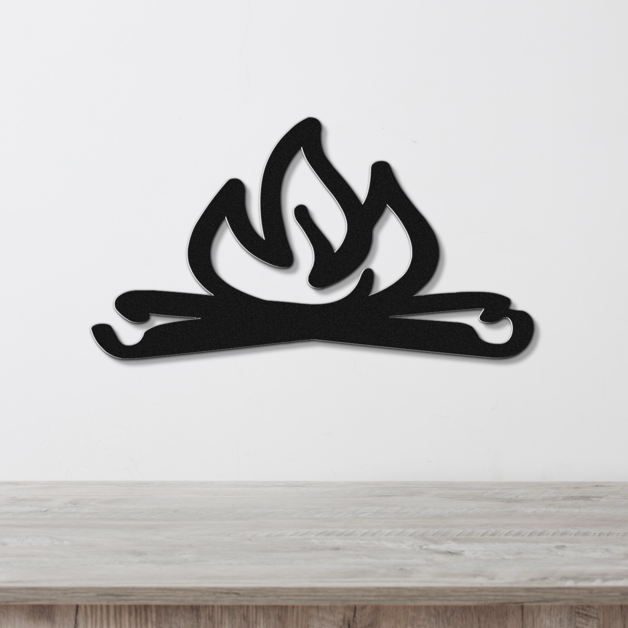 Campfire Metal Wall Art