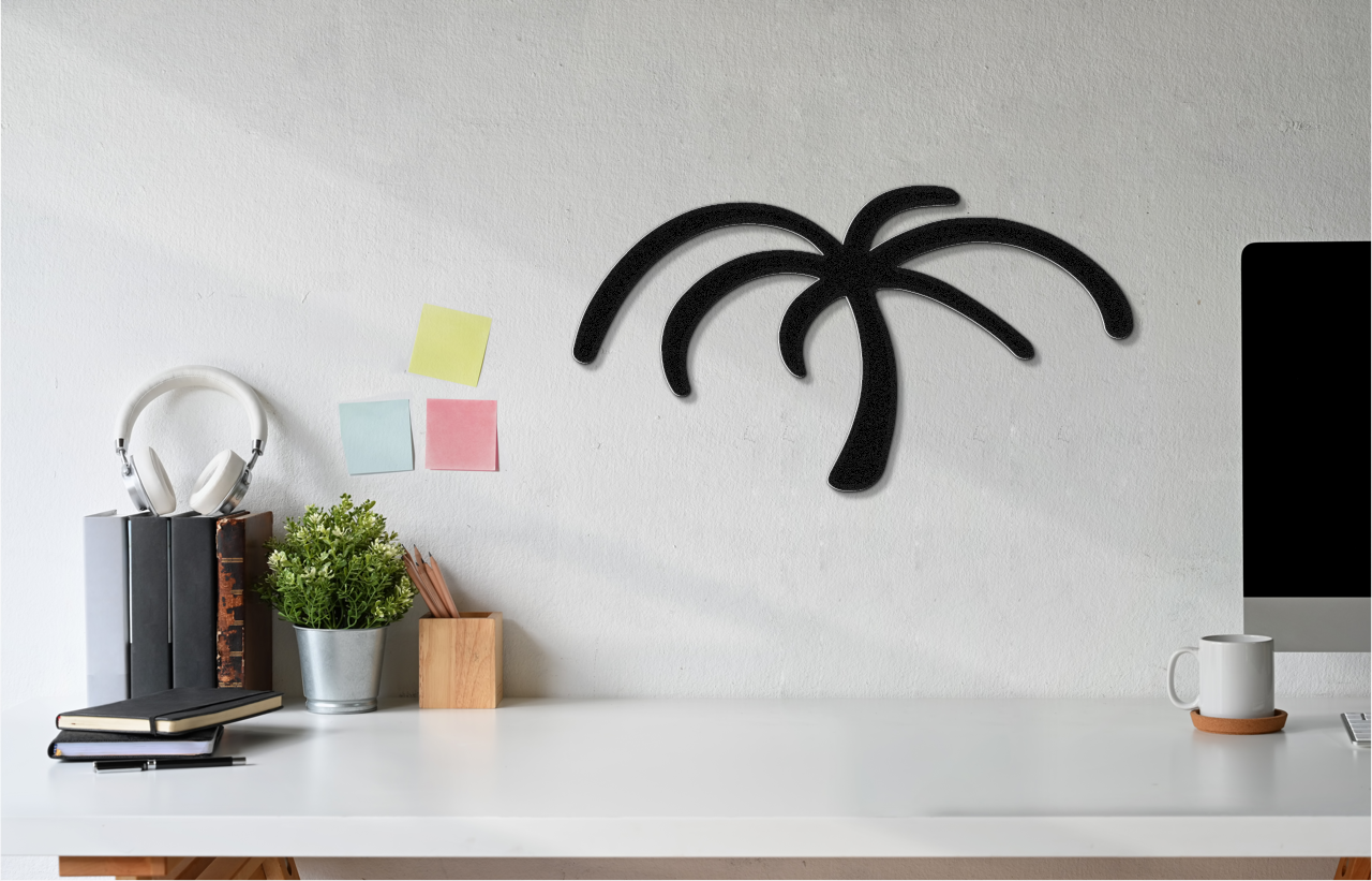 Palm Tree Metal Wall Art