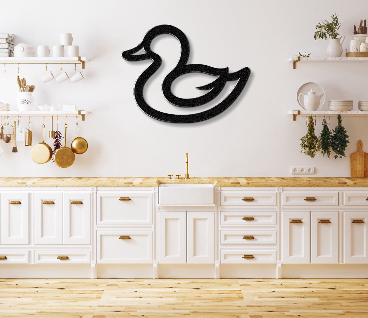 Duck Metal Wall Art