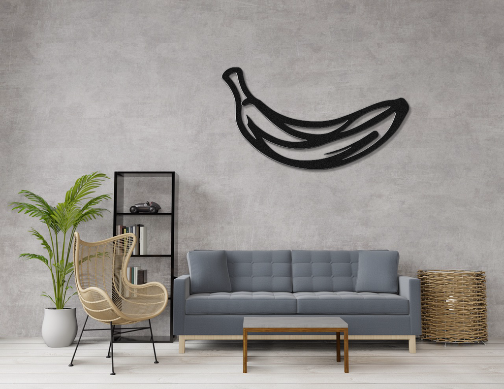 Banana Metal Wall Art