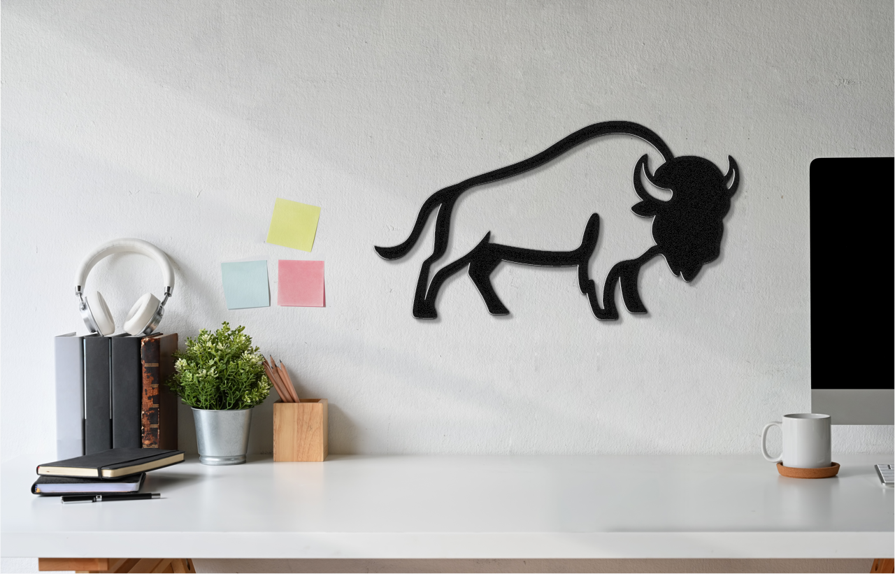 Buffalo Metal Wall Art