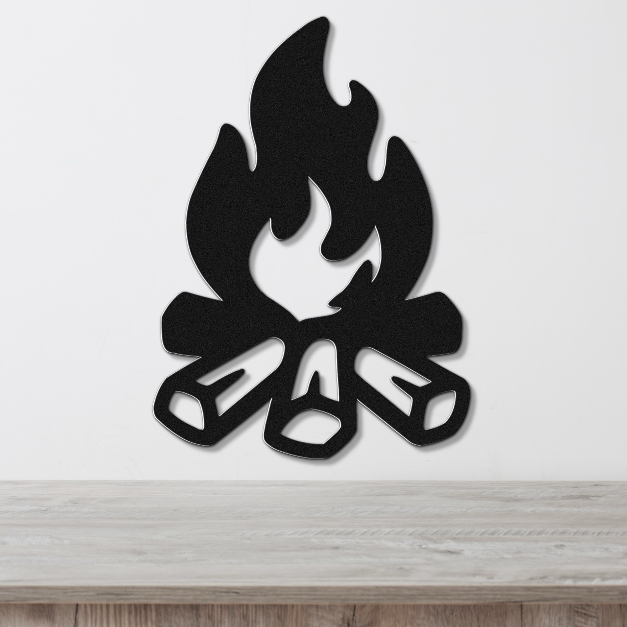 Campfire Metal Wall Art