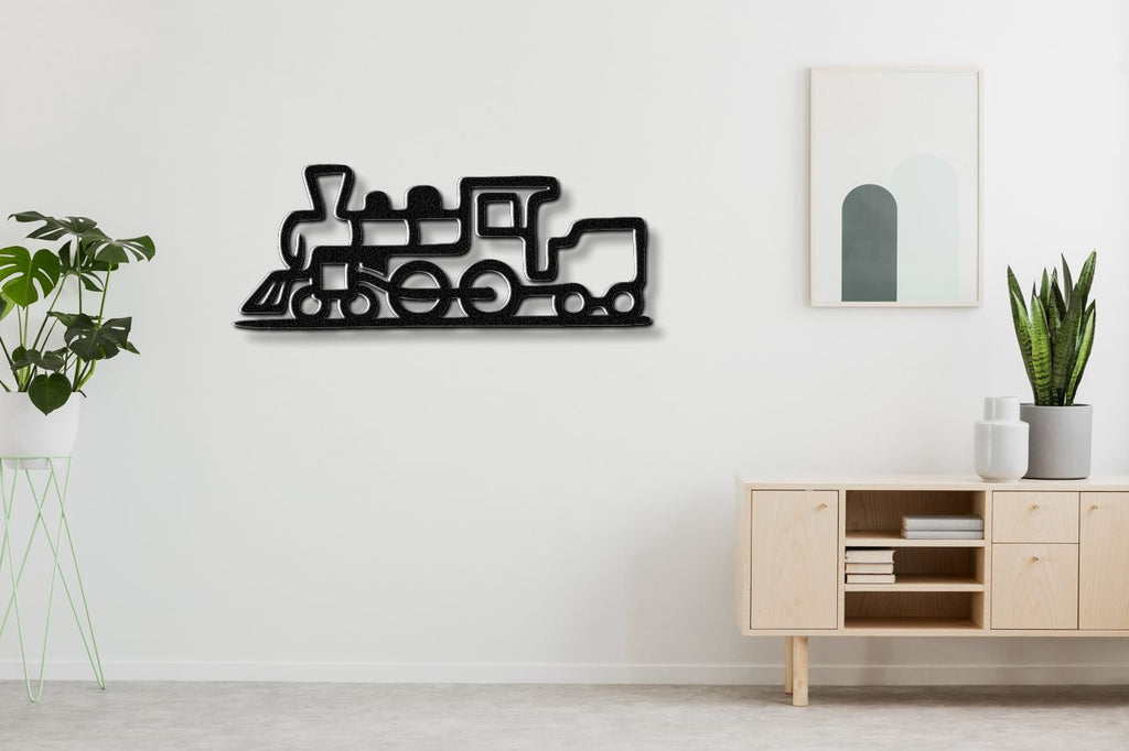 Train Metal Wall Art