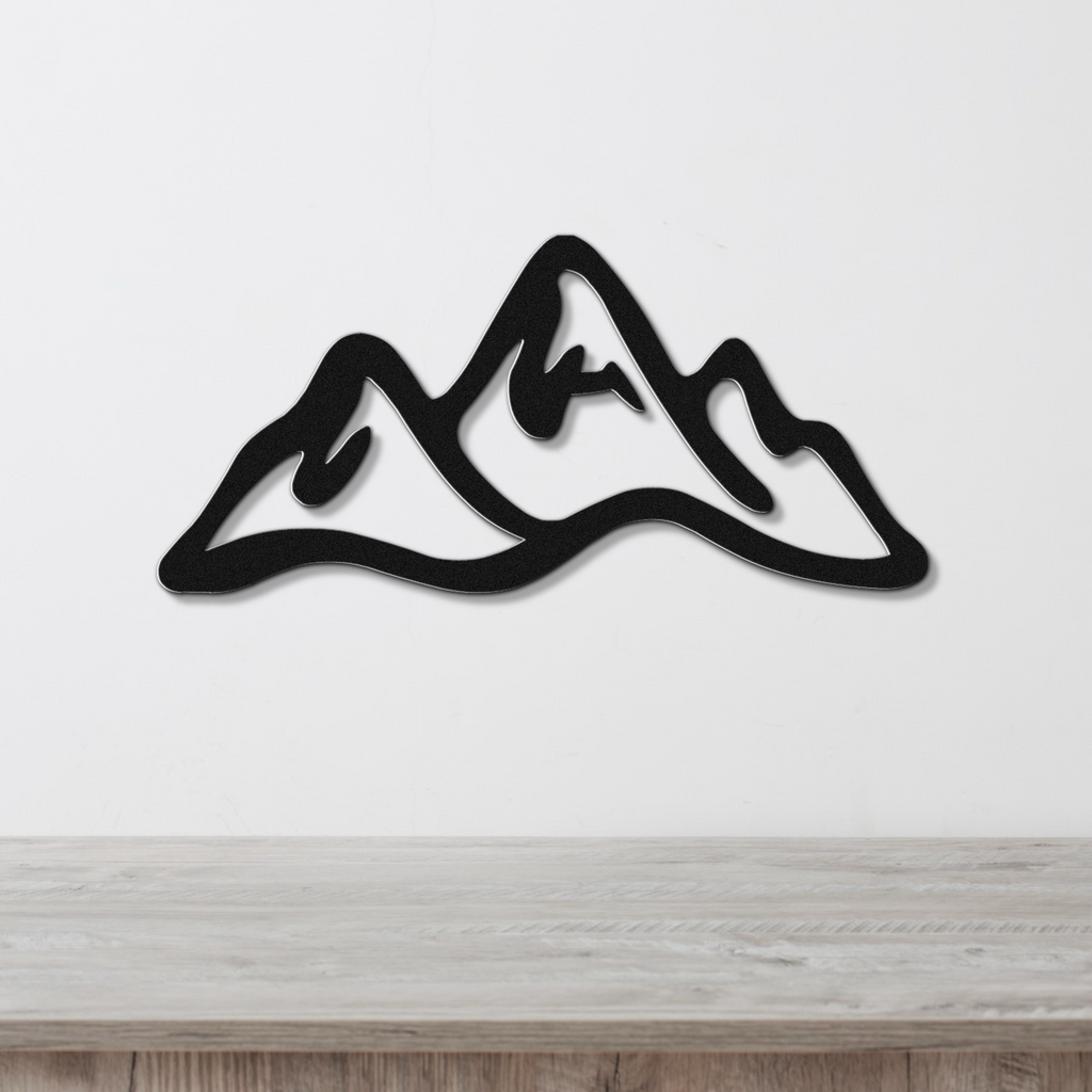 Mountains Metal Wall Art