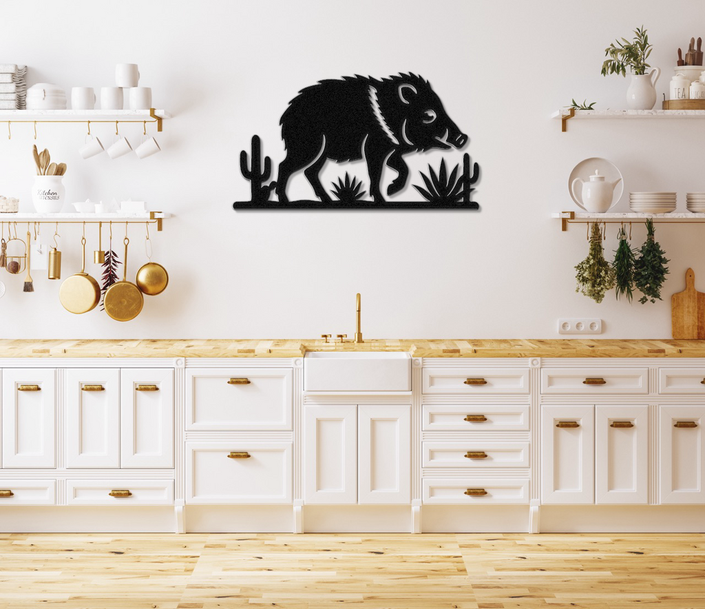 Javelina Metal Wall Art
