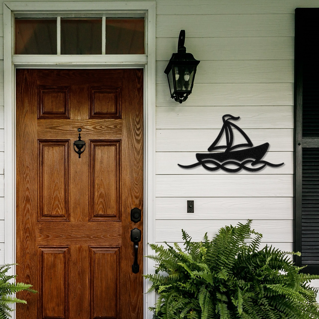 Sailboat Metal Wall Art