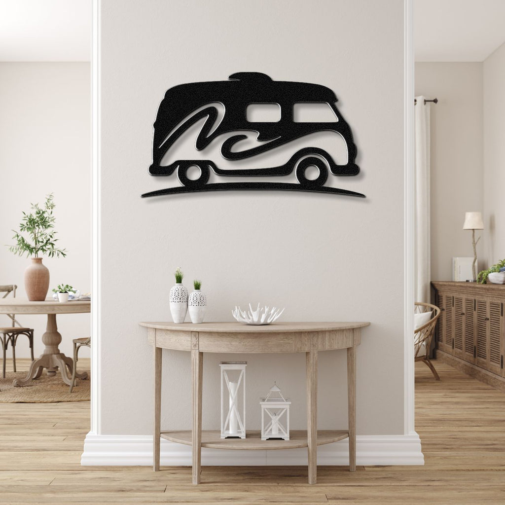 Vintage Van Metal Wall Art