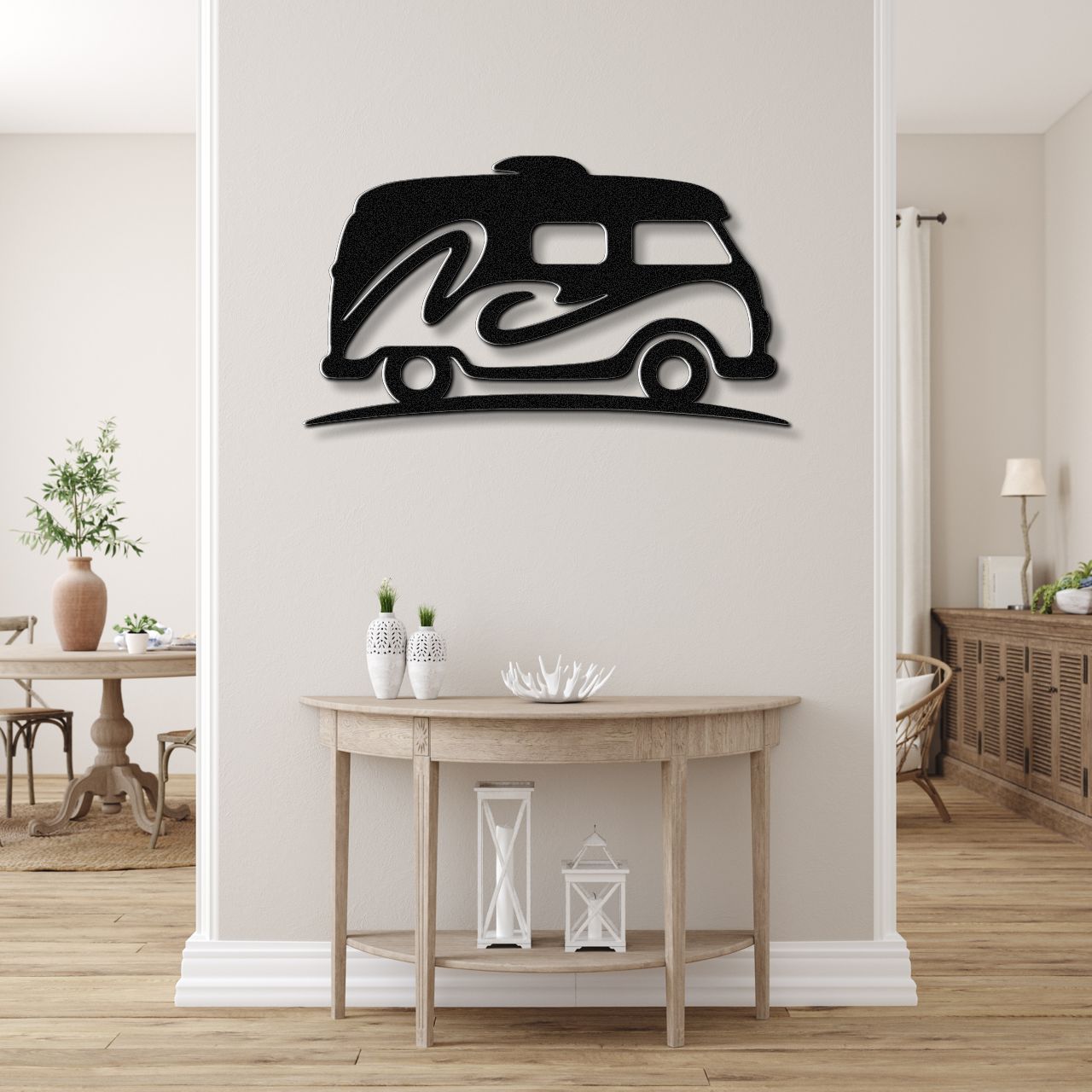 Vintage Van Metal Wall Art