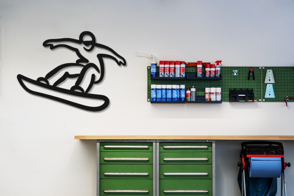 Snowboarding Metal Wall Art