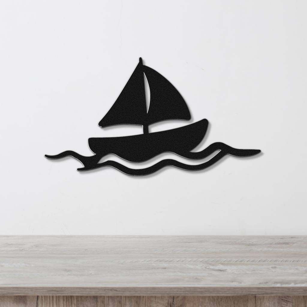 Sailboat Metal Wall Art