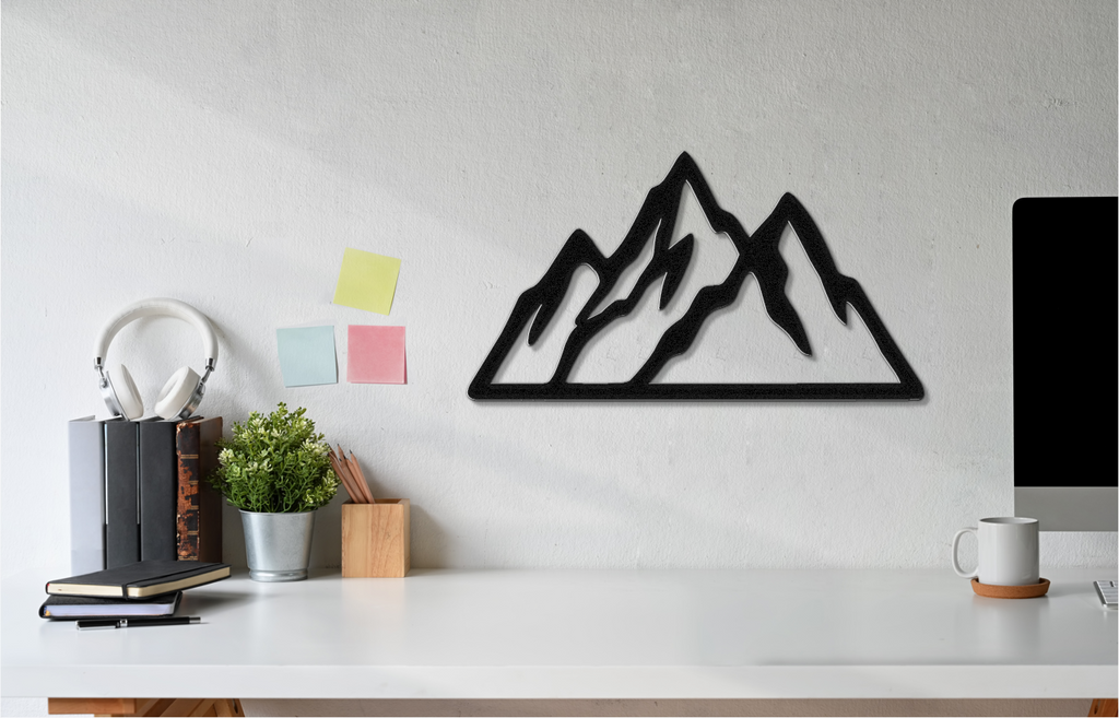 Mountains Metal Wall Art