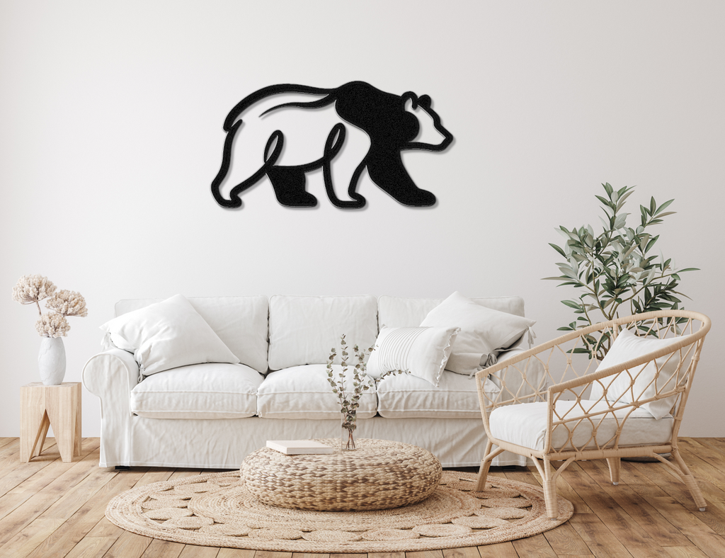 Bear Metal Wall Art