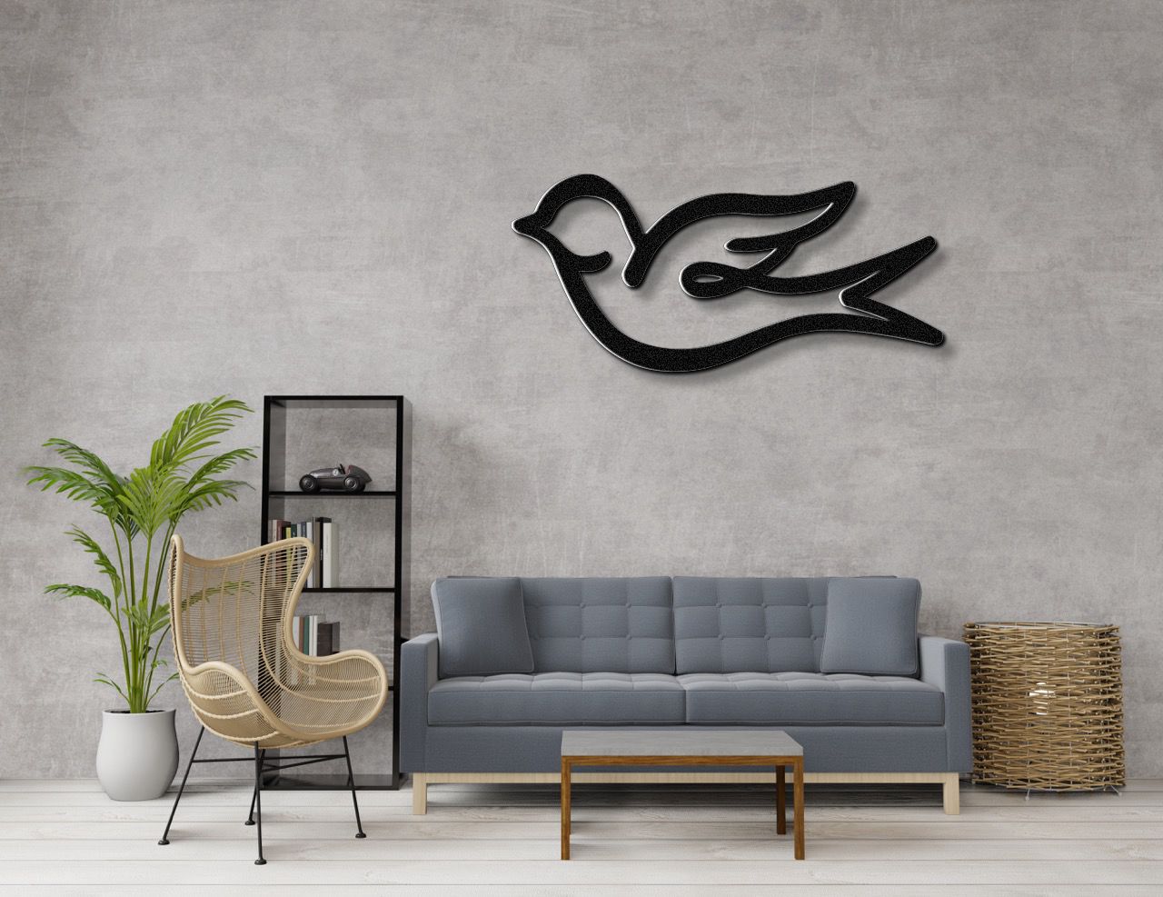 Swallow Bird Metal Wall Art