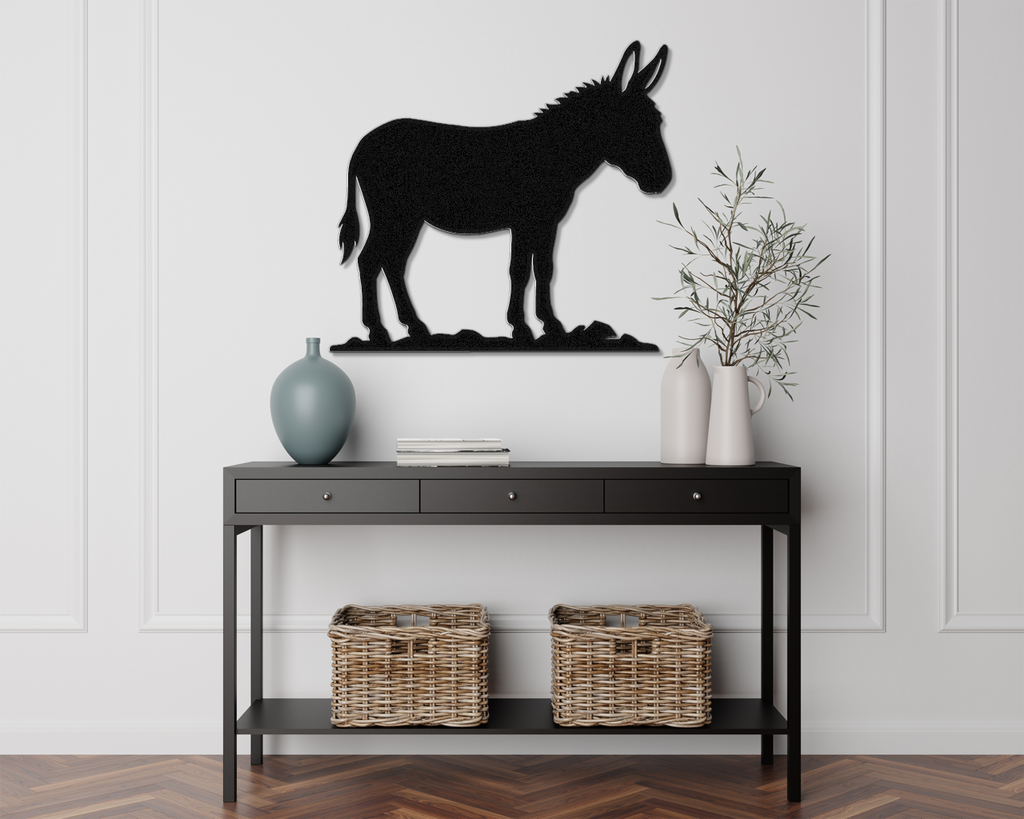 Burro Metal Wall Art