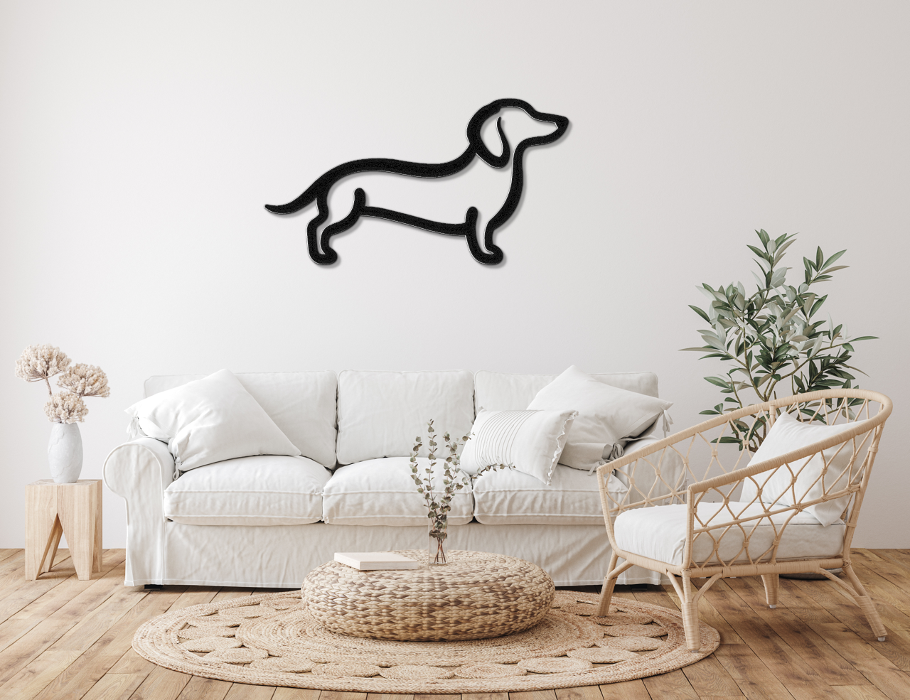 Dachshund Metal Wall Art