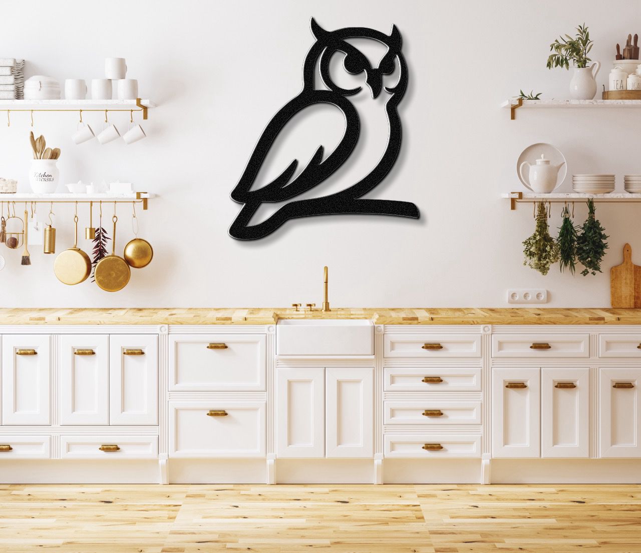 Owl Metal Wall Art