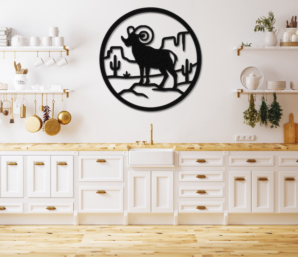 Arizona Bighorn Sheep Metal Wall Art