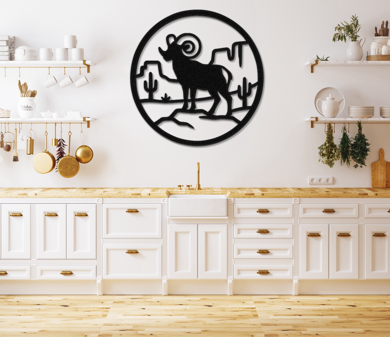 Arizona Bighorn Sheep Metal Wall Art