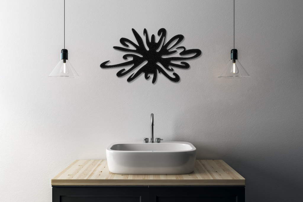 Sea Urchin Metal Wall Art