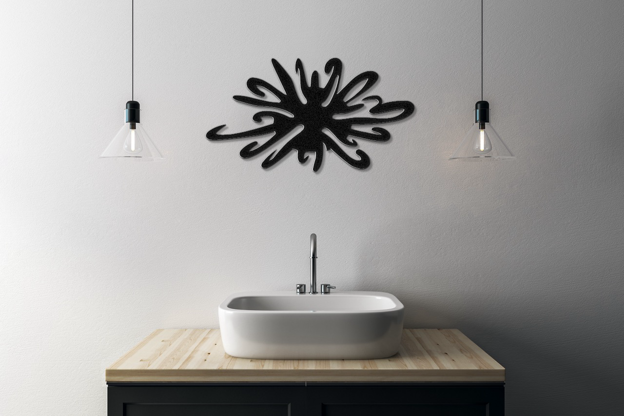 Sea Urchin Metal Wall Art