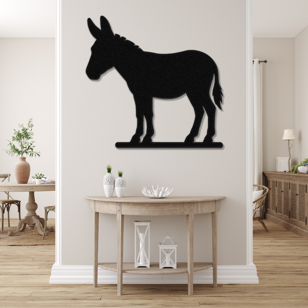 Burro Metal Wall Art