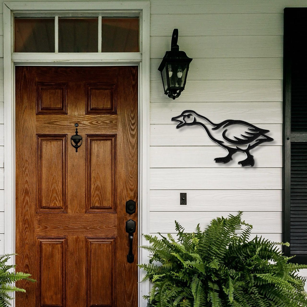 Angry Goose Metal Wall Art