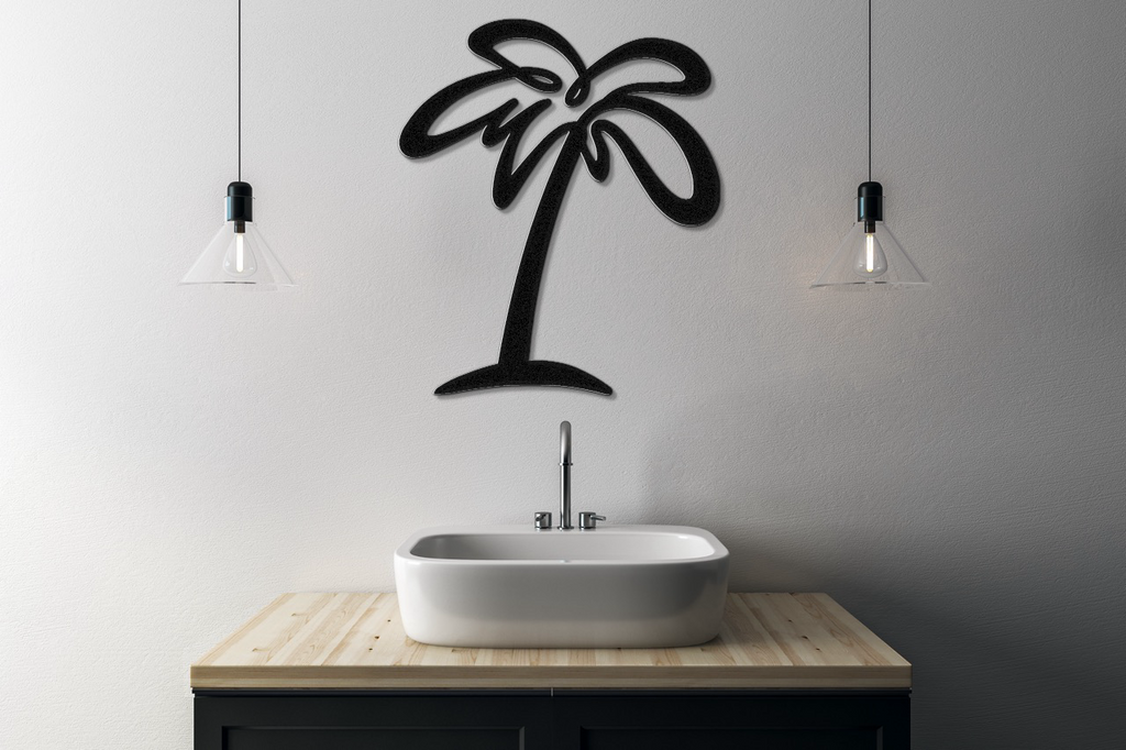 Palm Tree Metal Wall Art