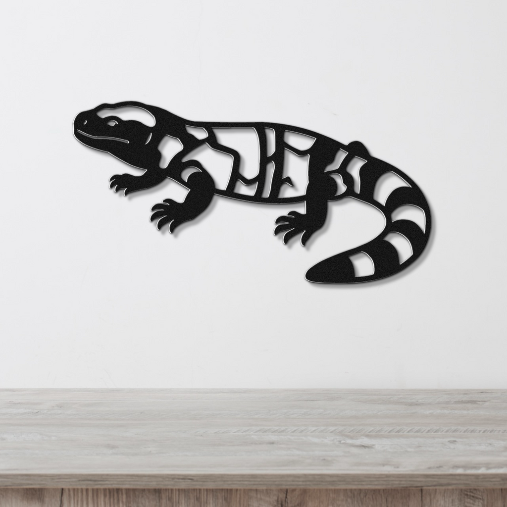 Gila Monster Metal Wall Art