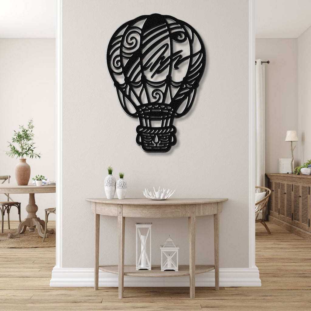 Hot Air Balloon Metal Wall Art