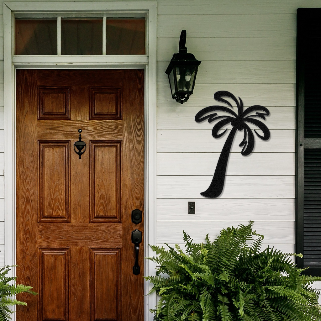 Palm Tree Metal Wall Art