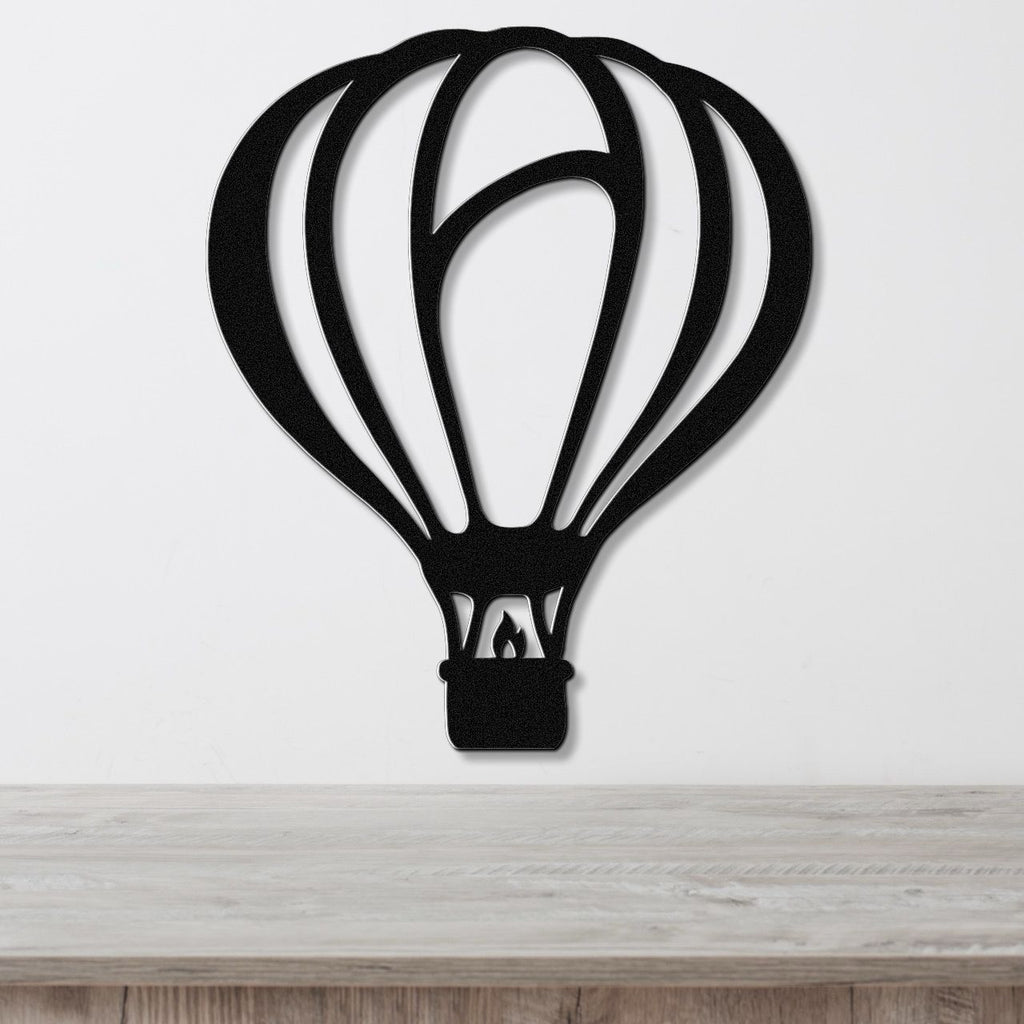 Hot Air Balloon Metal Wall Art