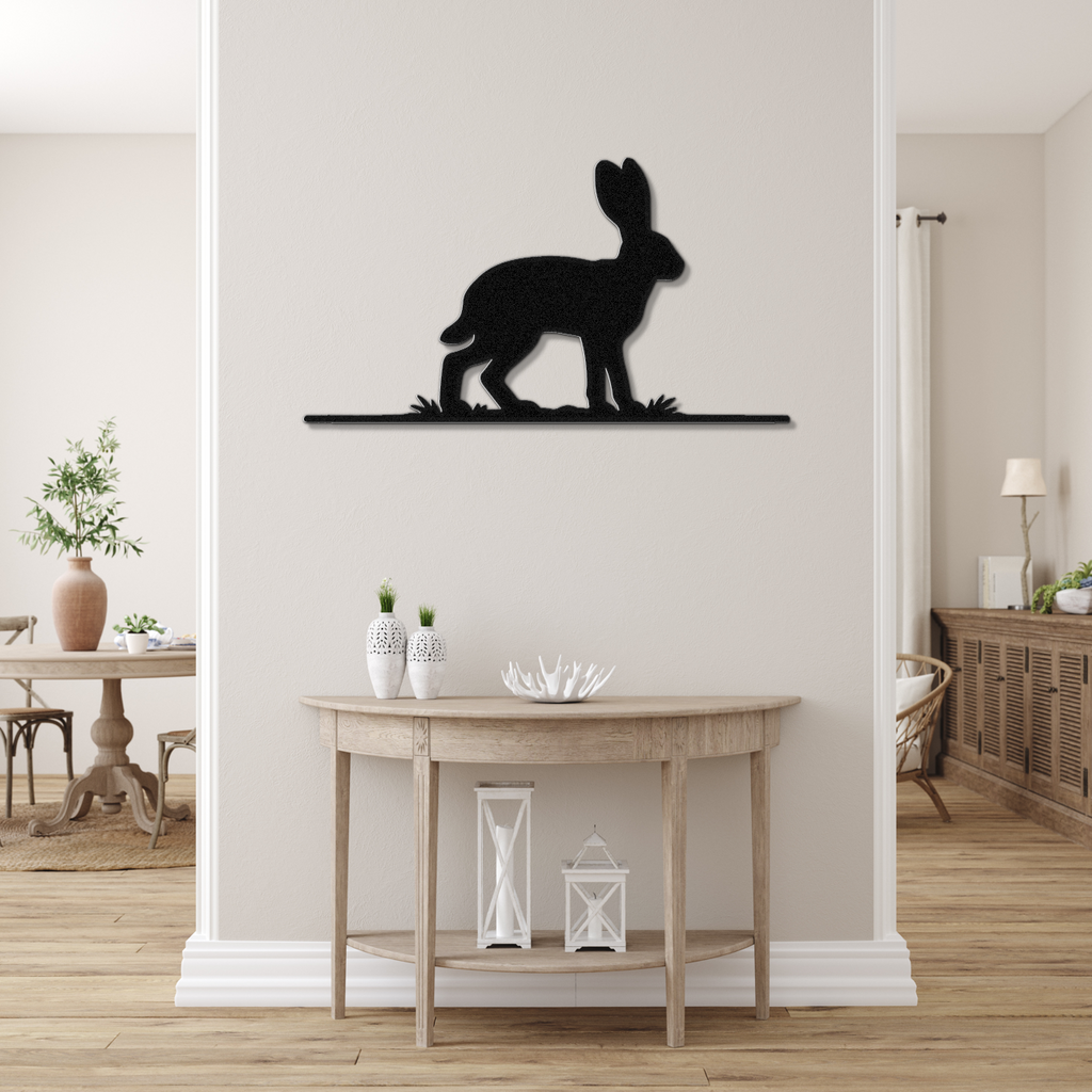 Jackrabbit Metal Wall Art
