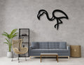Flamingo Metal Wall Art