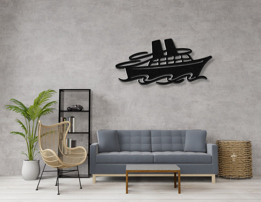 Cruise Ship Metal Wall Art
