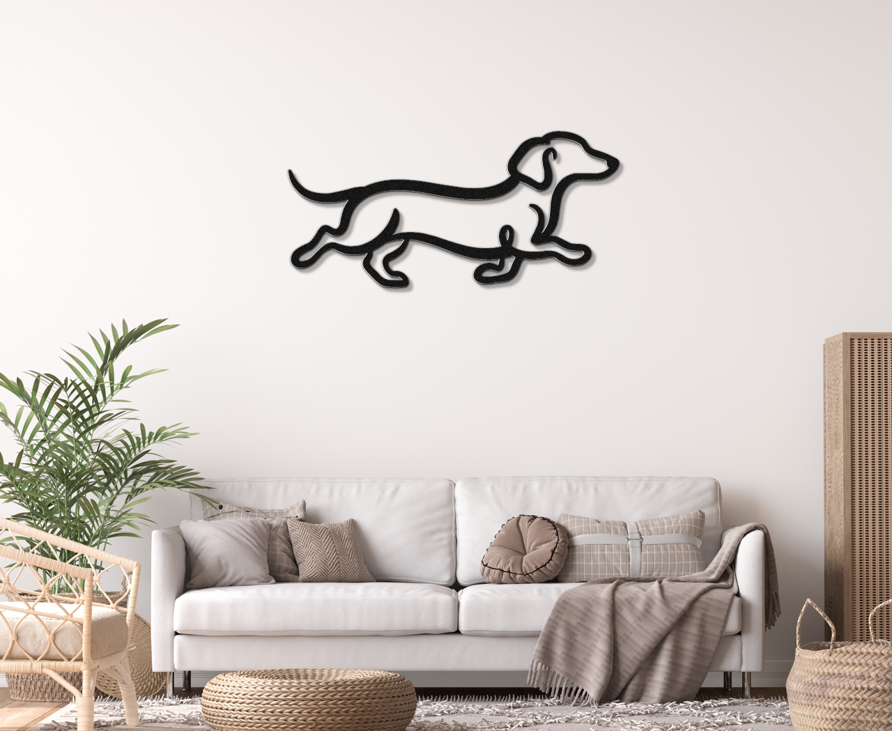Dachshund Metal Wall Art