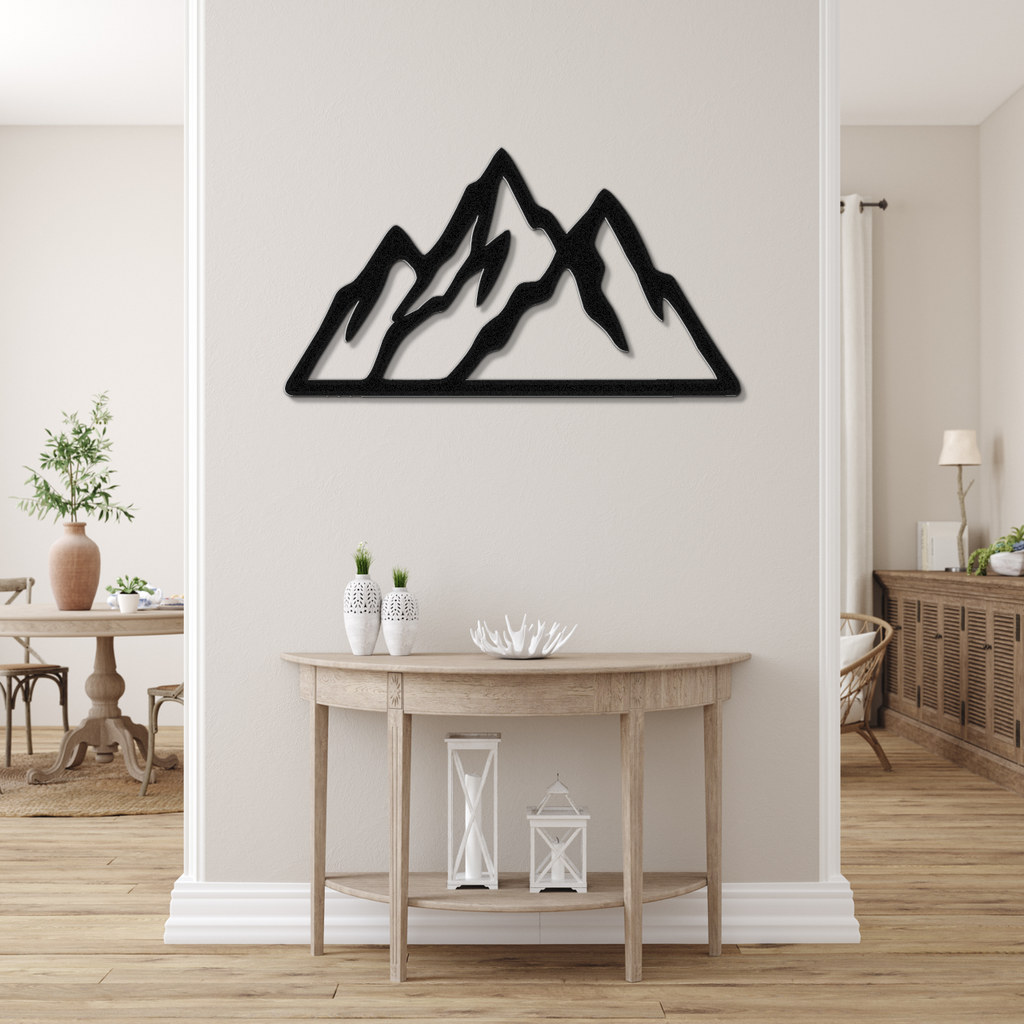 Mountains Metal Wall Art