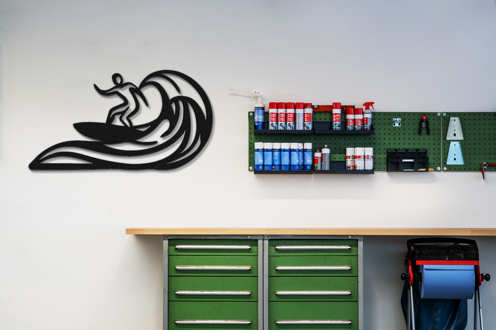 Surfer Metal Wall Art