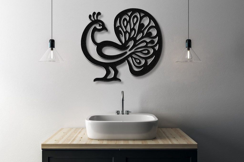 Peacock Metal Wall Art