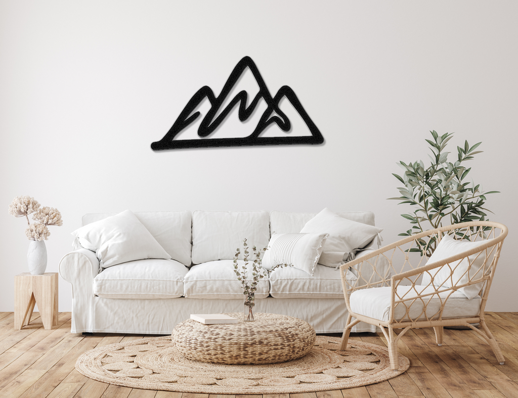 Mountains Metal Wall Art