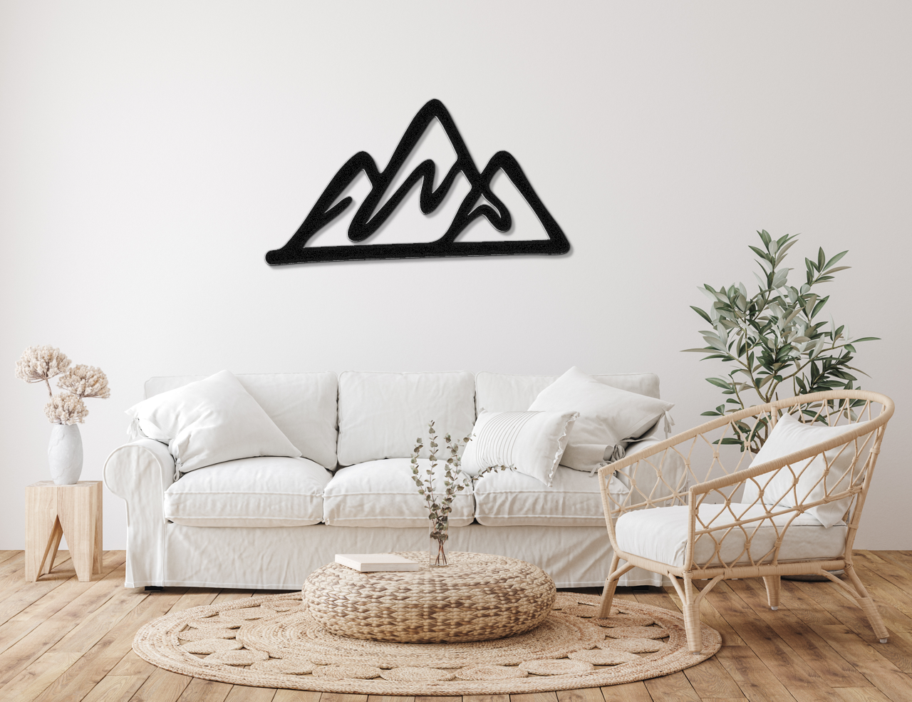Mountains Metal Wall Art