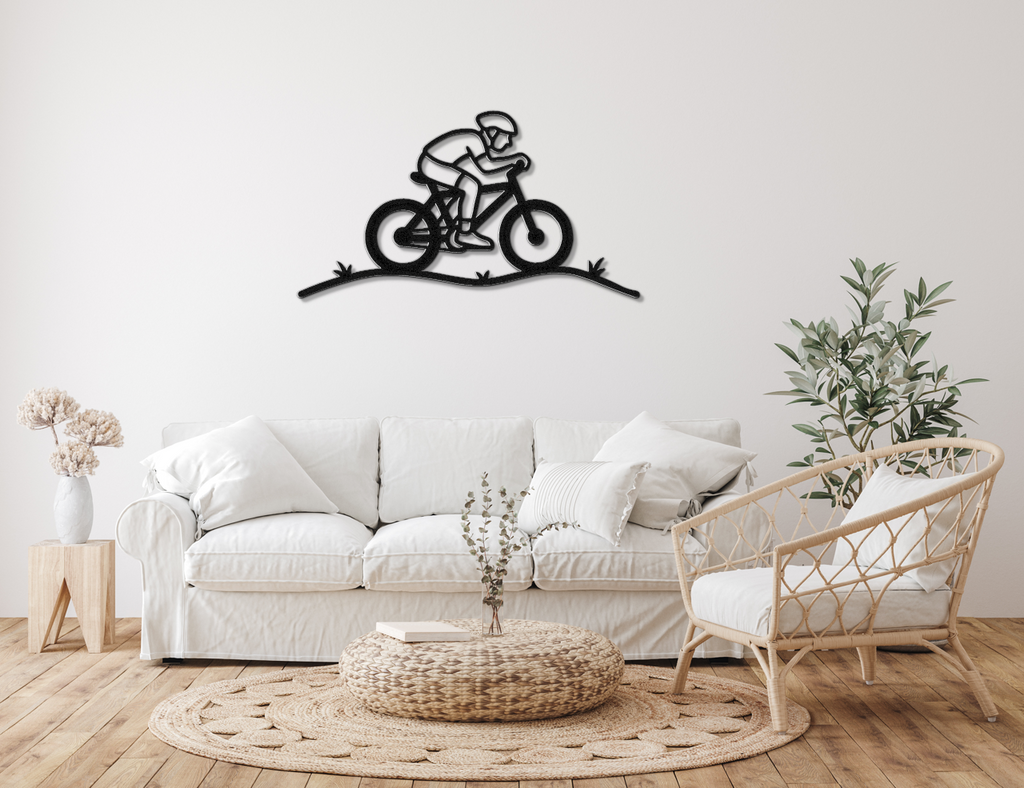 Cycling Metal Wall Art