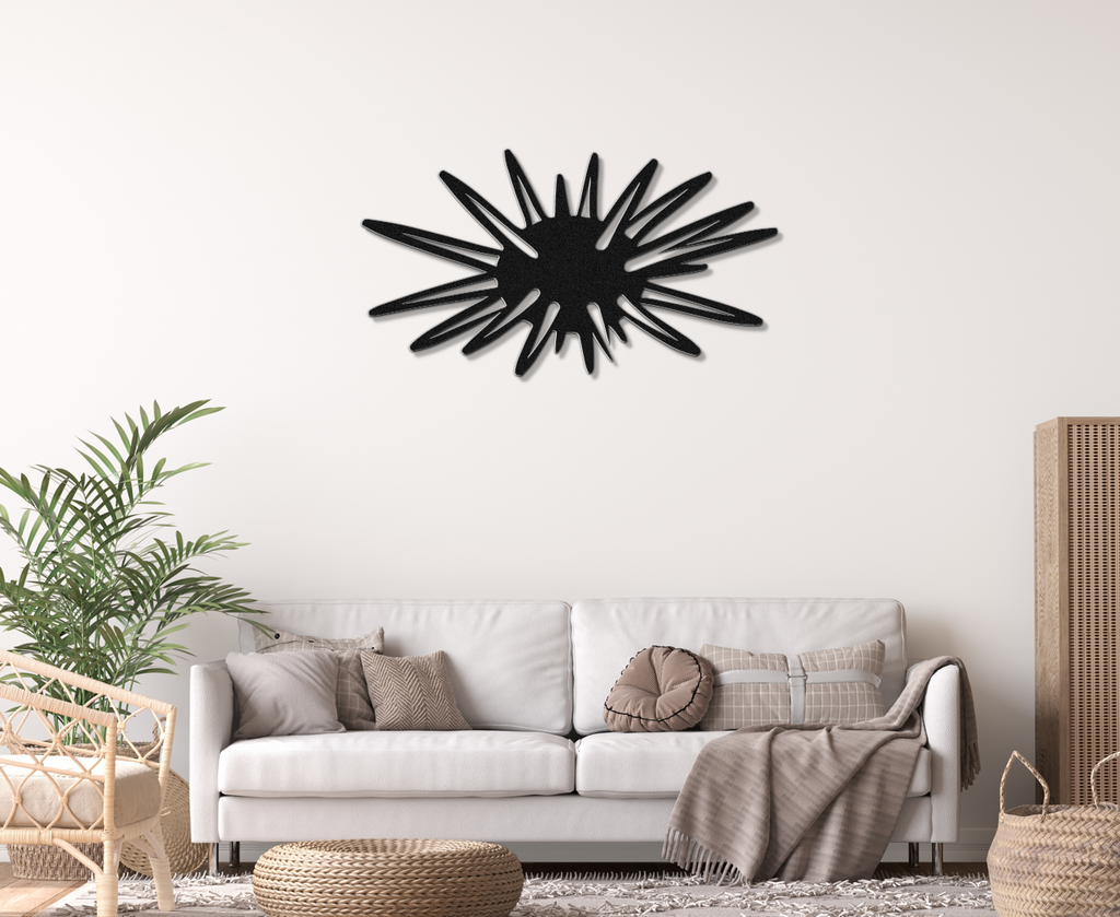 Sea Urchin Metal Wall Art