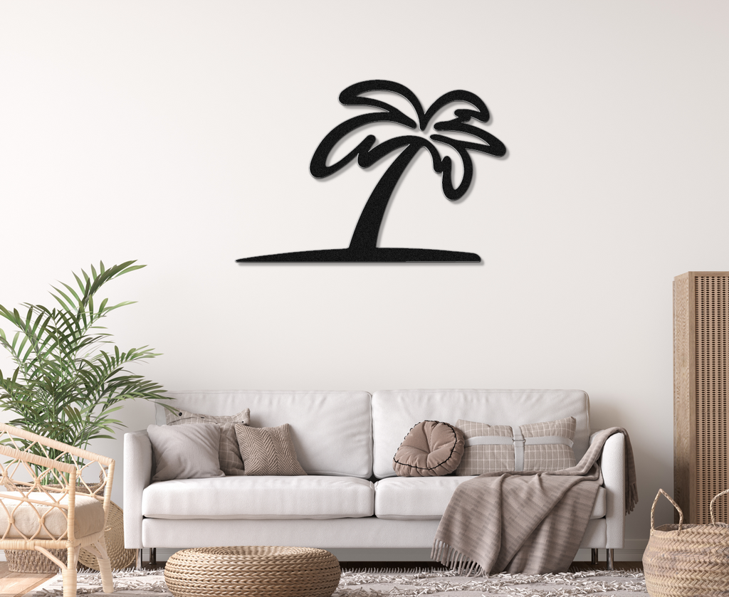 Palm Tree Metal Wall Art